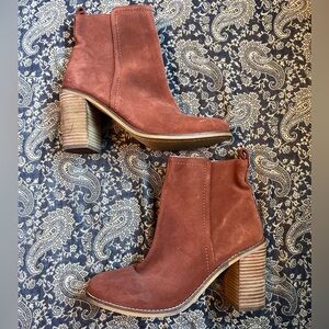 Seychelles Chestnut Heeled Boots